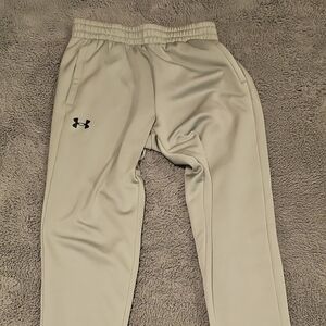 Under Armour Cream/grayish Track Pants